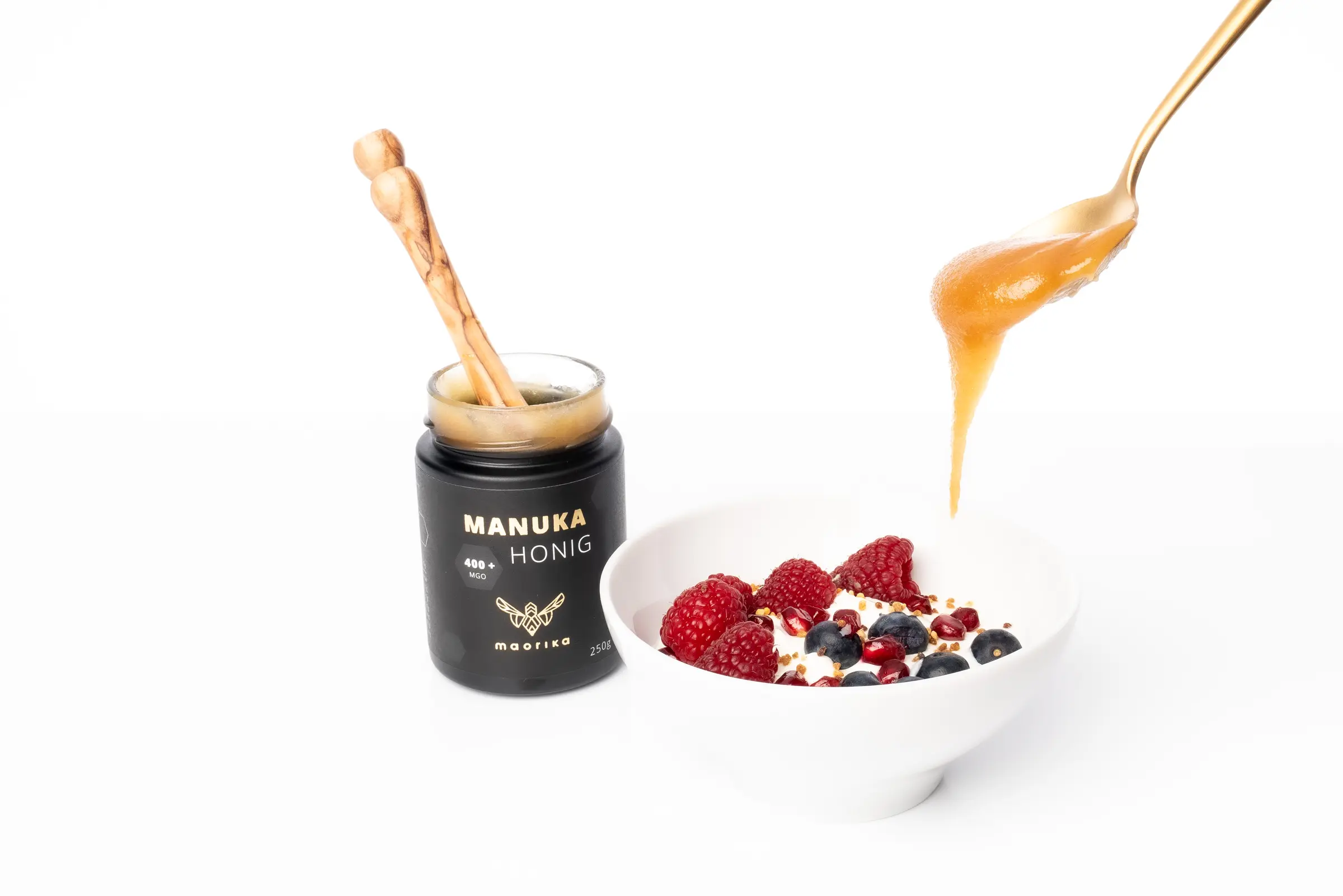 Manuka-Honig als helle Food- und Anwendungsszene
