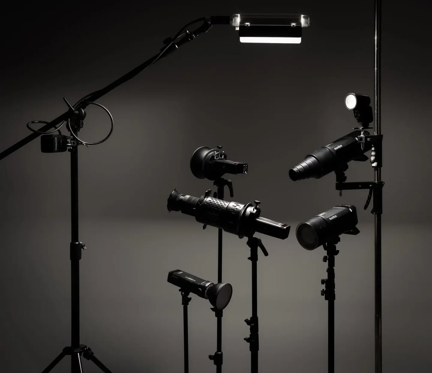 Lichttechnik für abgestimmte Fotoaufbauten