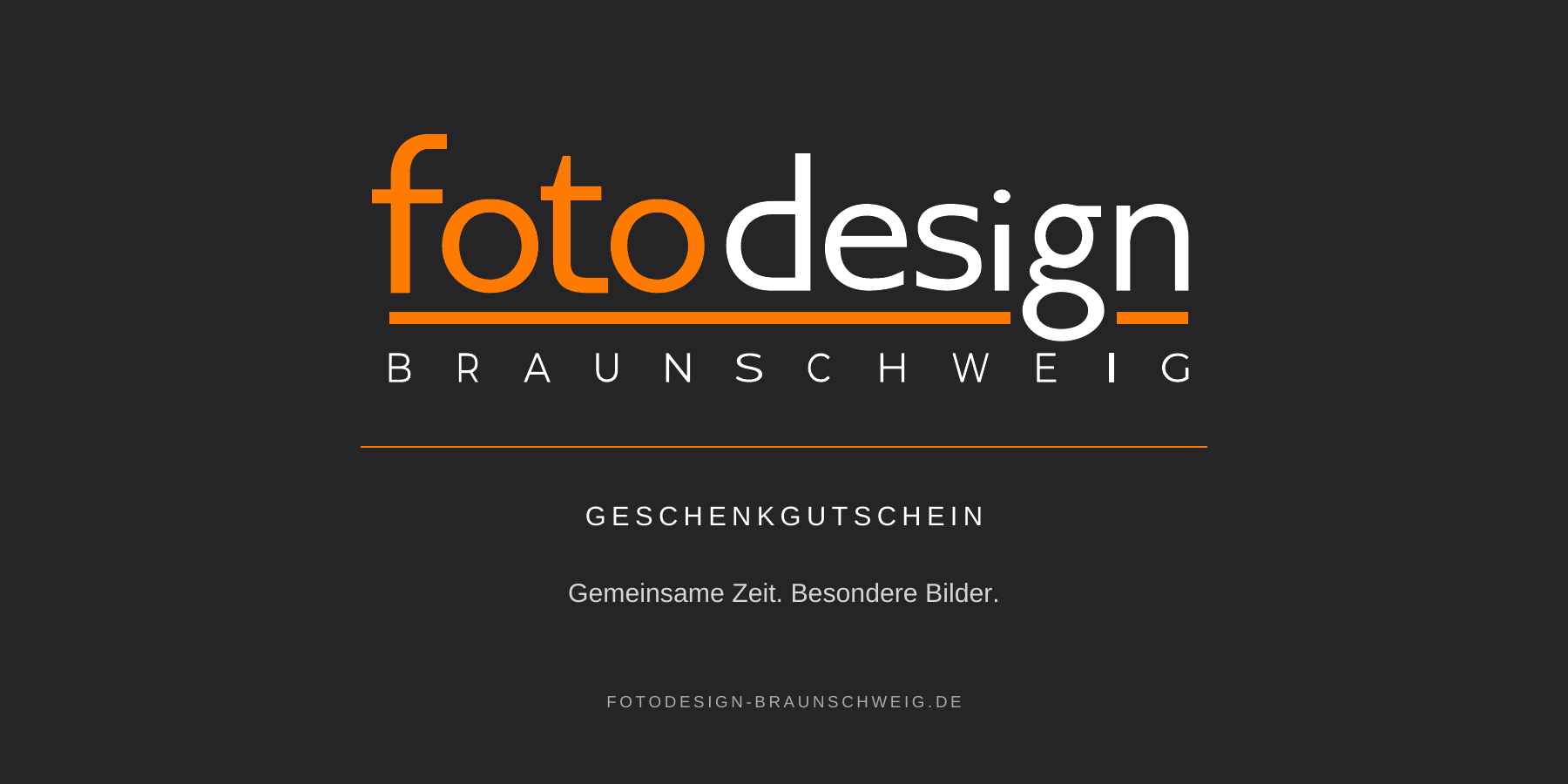 Persönlicher FotoDesign-Geschenkgutschein